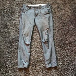 Grey Irish linen pants
